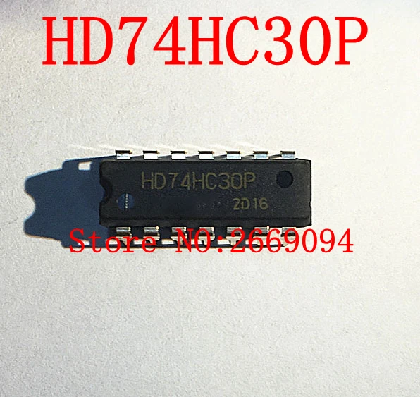 50 шт./100 шт. Бесплатная доставка 74HC30 SN74HC30N DIP-14 74HC30N HD74HC30P 74HC30P новая и оригинальная интегральная схема