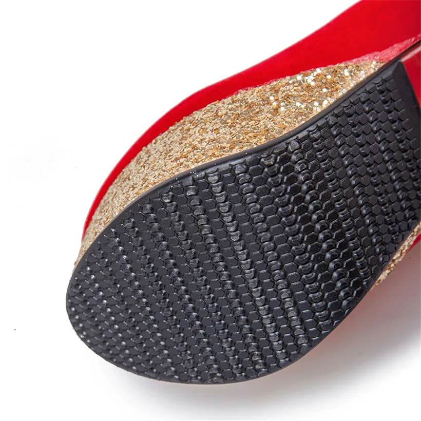 Элегантные шикарные женские туфли на платформе Туфли шпильке высоком массивном