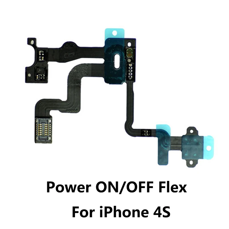 Для Iphone 4 4s 5 5S 5c 6 6s Плюс Кнопка питания ключ вкл/выкл гибкий кабель Выключение звука Переключатель Соединительная Лента Ремонт Запчасти