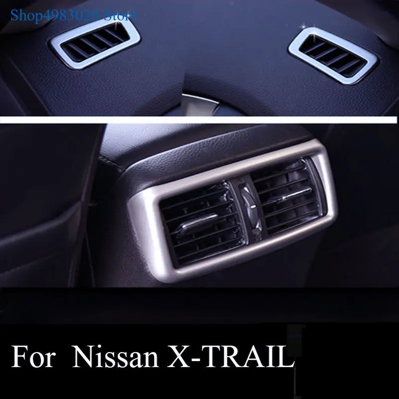 Обшивка автомобильного кондиционера хромированная обшивка для Nissan X trail xtrail T32/Rogue