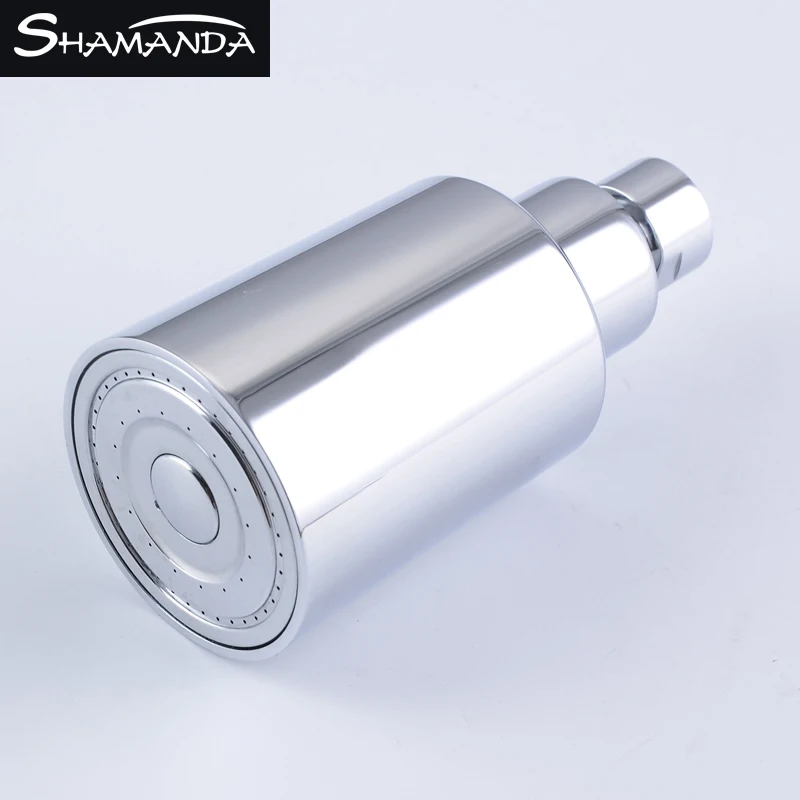 Насадка для душа из твердой латуни высокого давления маленький матовый черный