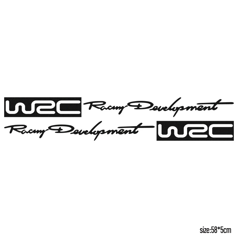 3 пары WRC спортивные наклейки Наклейка для автомобиля Стайлинг BMW Citroen VW Volkswagen Ford