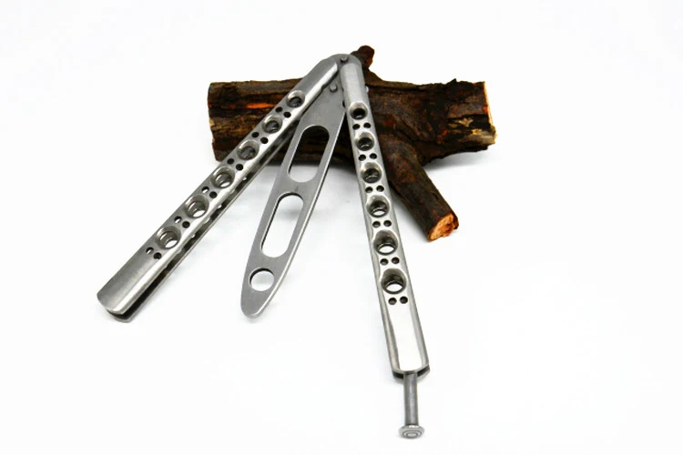 Бабочка в ноже с титановым покрытием складной нож бабочка не острый свободный