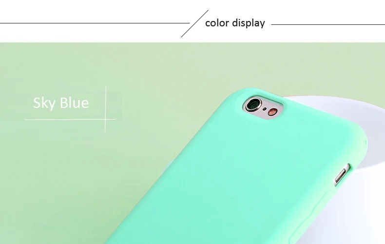 ITEUU 6 6S Plus конфетный ТПУ матовый чехол для Apple iphone 6 6S Plus чехол s силиконовый гелевый мягкий элегантный чехол на заднюю панель против отпечатков пальцев