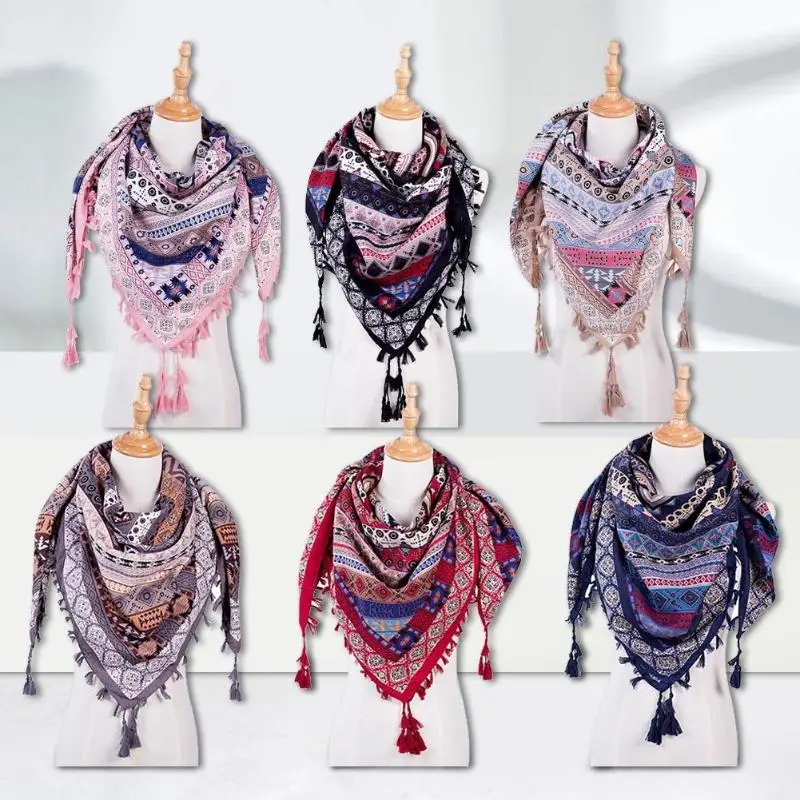 2018 женский зимний клетчатый треугольный шарф Женский Повседневный брендовый