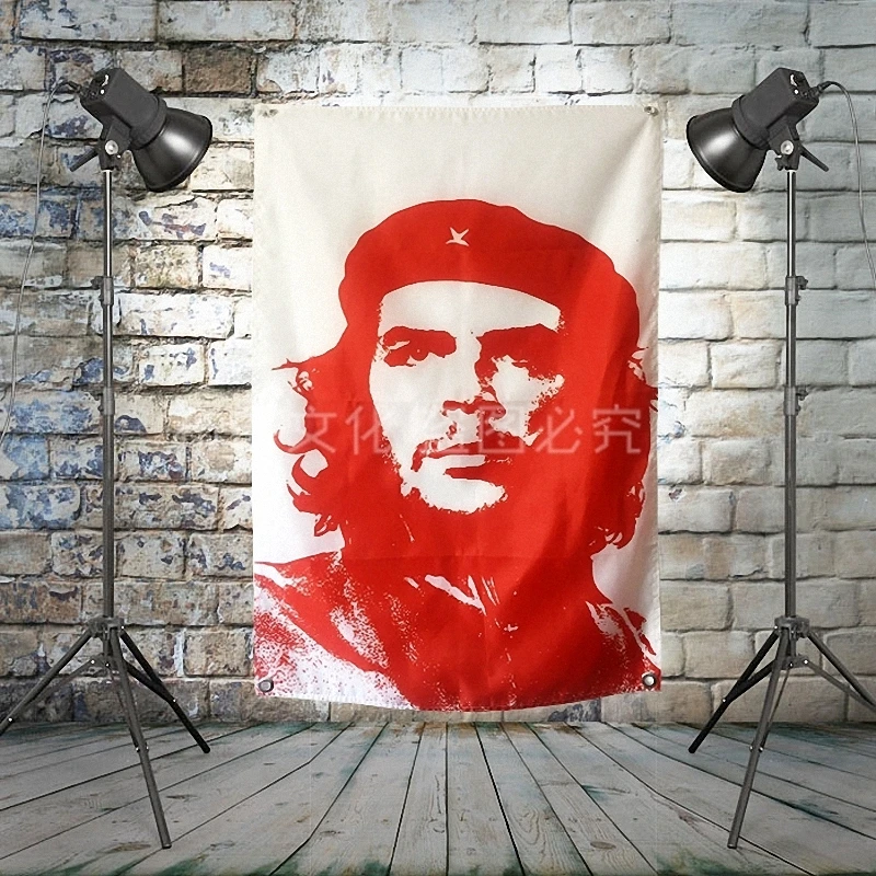 

"Guevara" Pop Rock Band Poster Big Four-Hole Hanging Cloth Flags Personality Banners Music Studio Bar Cafe Dorm Room Home Decor