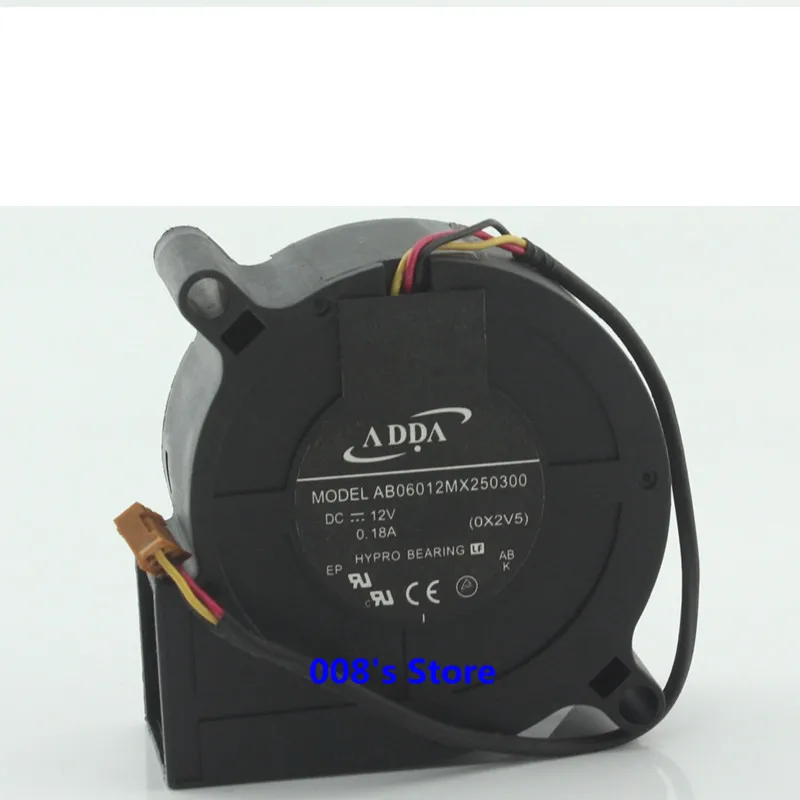 Радиатор Процессор кулер вентилятор для проектора ab06012mx250300 0x2v5 DC 12 В 0.18a 60x60x25 мм сервер воздуходувы охлаждения