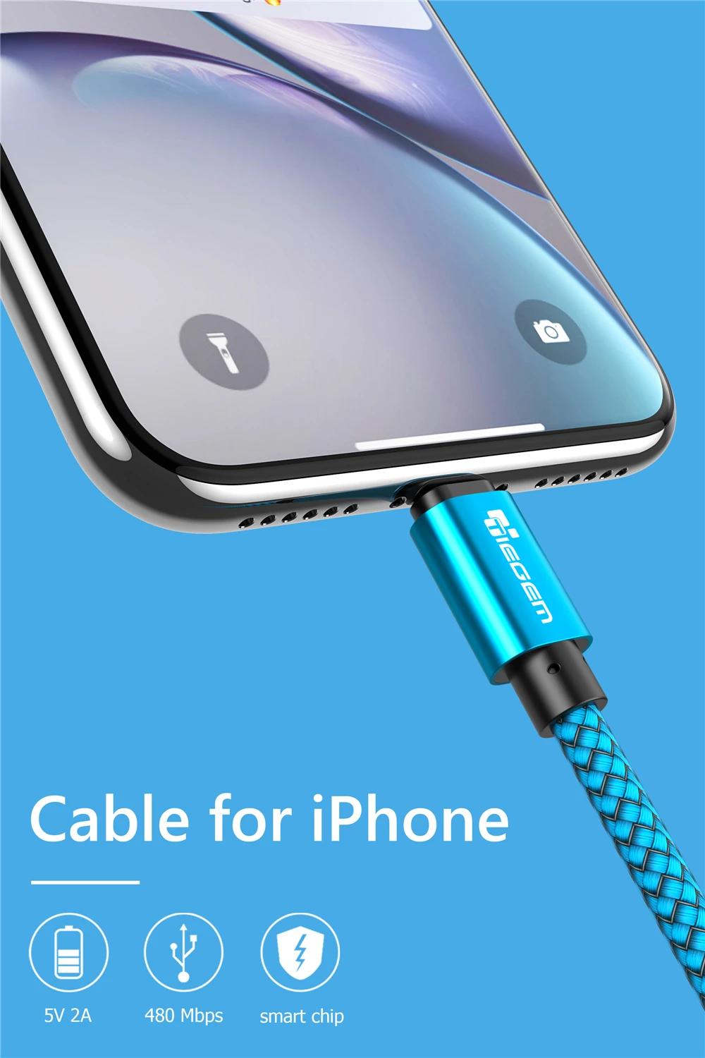 USB кабель Tiegem для iPhone 7, 8, 6, 5, 6s, S, 5, se plus, X, XS, MAX, XR, кабель для быстрой зарядки, Usb кабель для мобильного телефона, 3 м