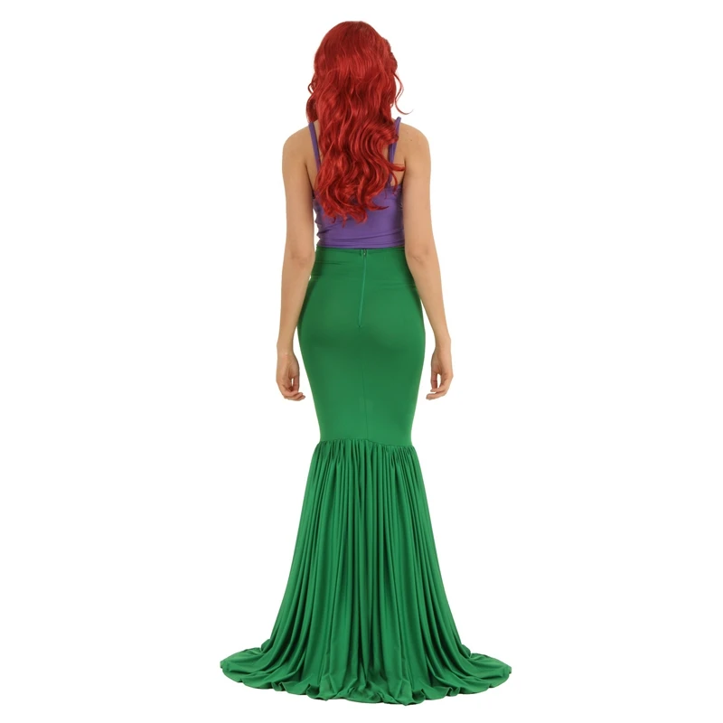Женский костюм русалки для взрослых подводной принцессы прогулок на сухом суше