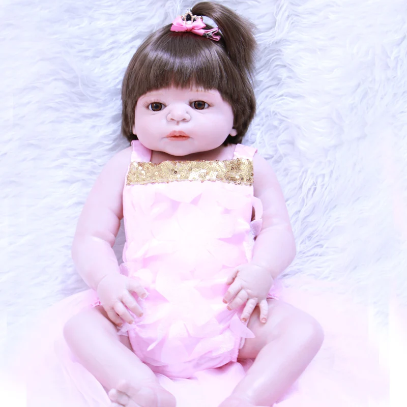 Силиконовые куклы Новорожденные реалистичные для новорожденных девочек подарок