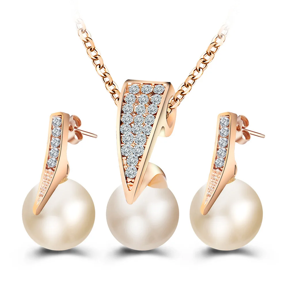 Jewelry Sets Jewellery Dubai Necklace Set Wedding Chain Women Earrings Accessories | Украшения и аксессуары