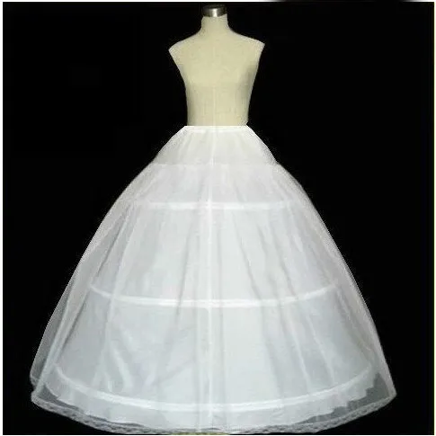 3 кольца бальное платье Bone ПОЛНЫЙ кринолин нижние юбки для свадебного платья