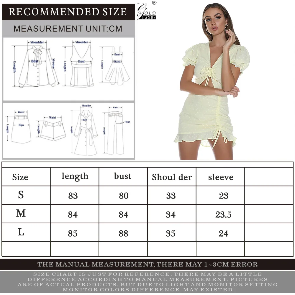 Женское платье с рюшами золотыми руками и пышными рукавами в стиле бохо