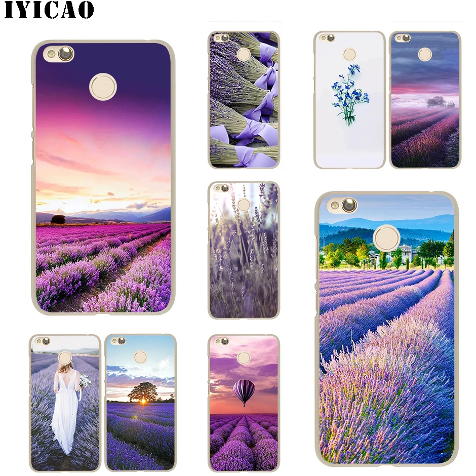 IYICAO Лавандовый Жесткий Чехол для Redmi 8A 6A 4A S2 Note 7 3 4 4X 6 5 Pro 5A Prime Plus Go|Чехлы-накладки| |