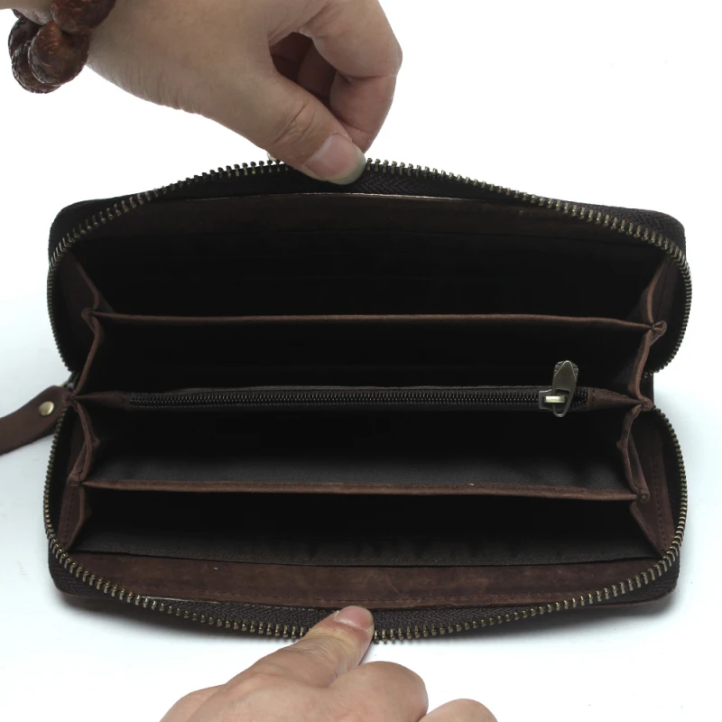 Длинный кошелек для мужчин дизайнерский клатч с принтом дракона тигра