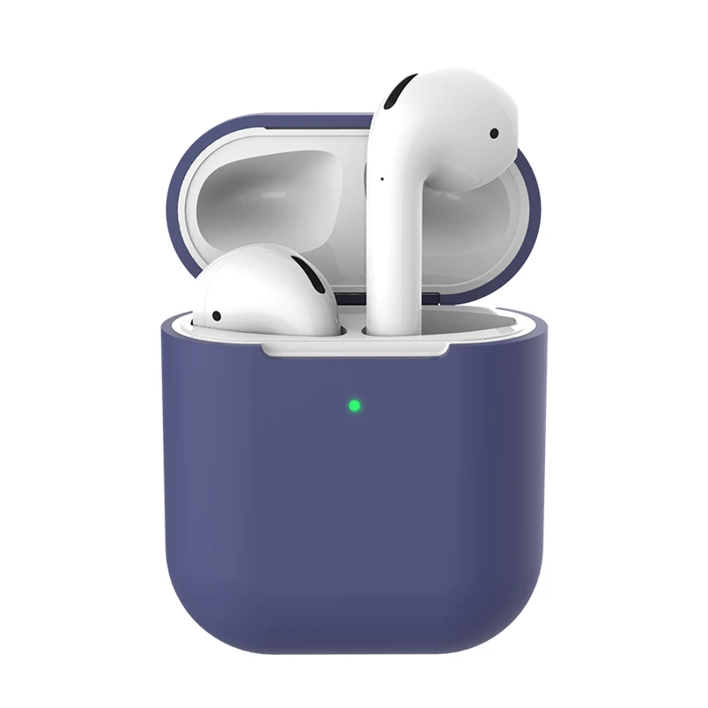 13 Для Apple Airpods 2 Чехол, беспроводные Bluetooth силиконовые наушники, Капа для Airpods 2, мягкий ТПУ чехол для зарядки, противоударный чехол - Цвет: 13
