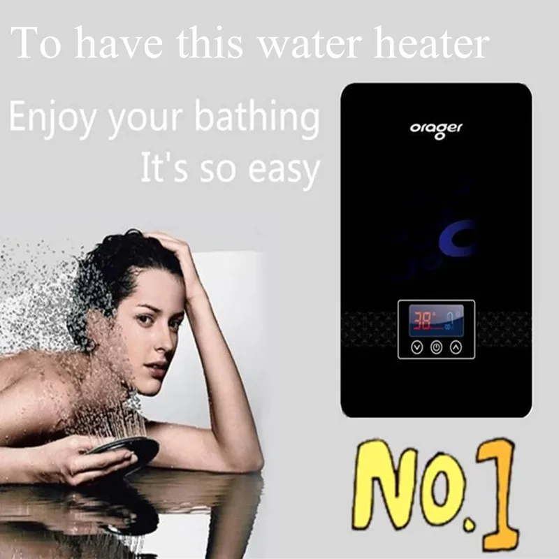 Проточный водонагреватель энергосбережения 8.5kw смарт-электрический Tankless