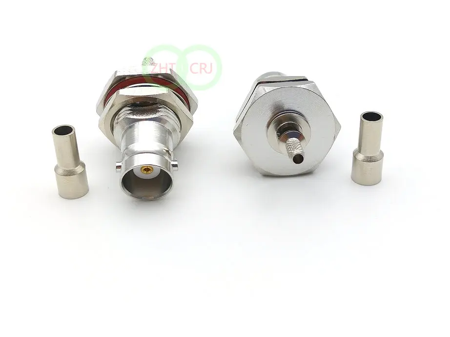 20 шт BNC Женский обжимной RF разъем для RG316 RG174 LMR100 коаксиальный кабель|connector bnc|bnc
