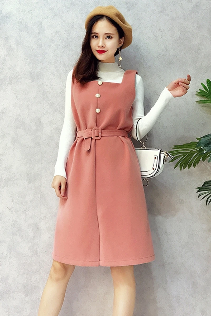 Модный комплект из 2 предметов для женщин зима 2020 водолазка с длинным рукавом