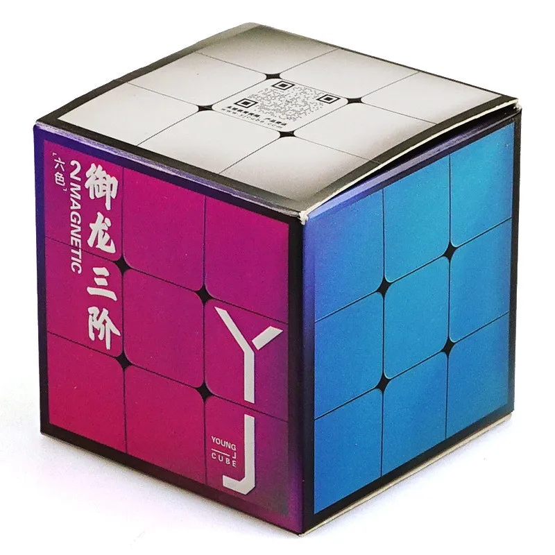 Новинка YJ YuLong 2 м Магнитный 3x3x3 магический куб скоростной пазл магнетизм