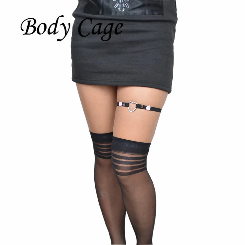 Клетка для тела 1 шт. Пикантная Женская модная обувь в готическом платье Harajuku с