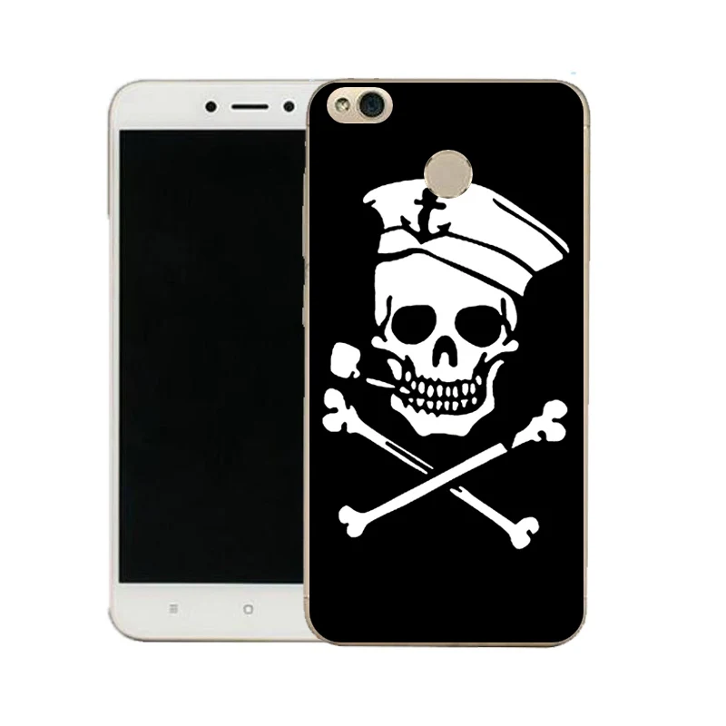 QMSWEI Clear Phone Case For Mi 6 5 5s note3 Redmi note4x 4x 3s 4a 5a note5a TPU Soft Cartoon Skull Cover Free shipping |