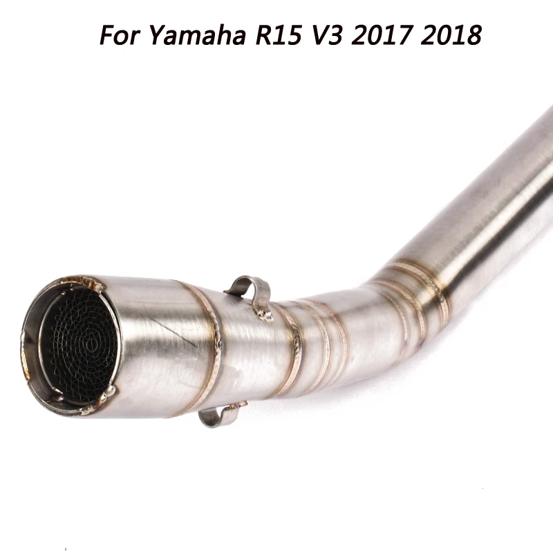 R15 V3 матч 51 мм соединительная трубка полный выхлоп мотоцикл системный глушитель с подключением трубы ссылку Slip on выхлопных газов для Yamaha R15 V3
