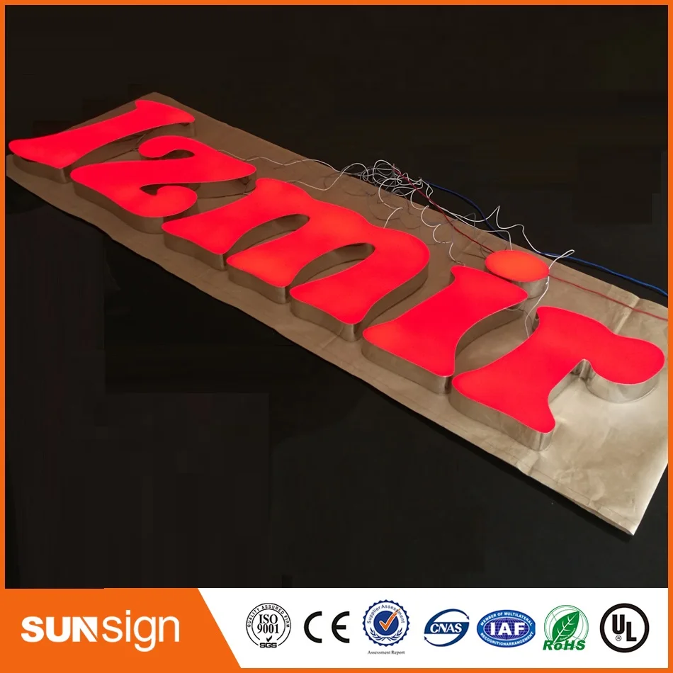 New Arrival! 3D Acrylic LED Letters sign Outdoor customized Advertising Business open sign