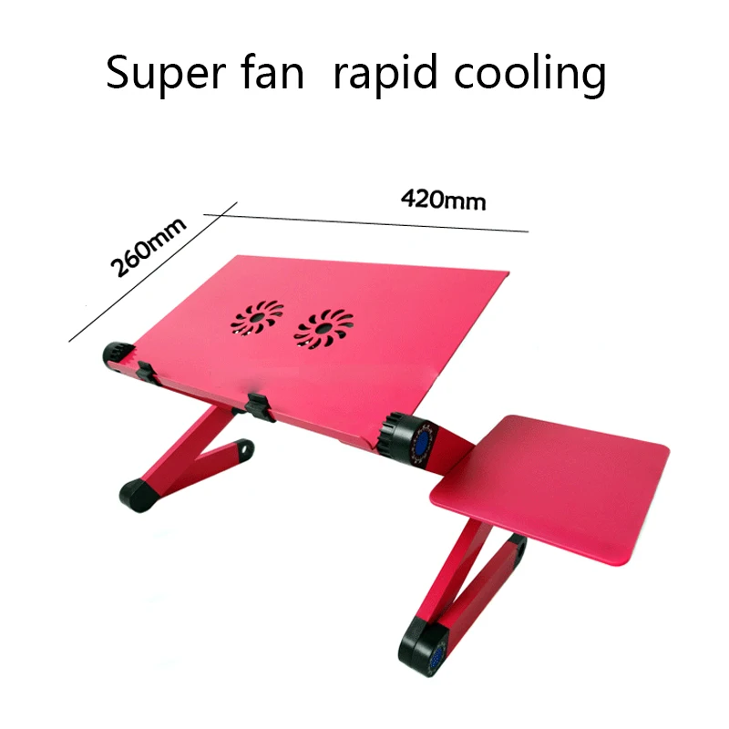 Портативная Регулируемая Алюминиевая Эргономичная кровать для ноутбука