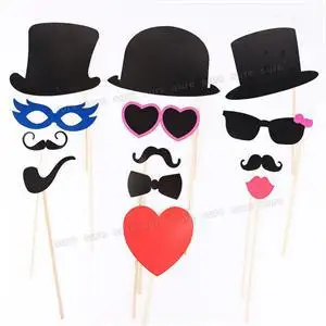 44 шт./компл. маленькие DIY Photo Booth столб для удовольствия сувениры Свадебный