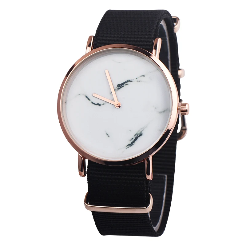 Женские ультратонкие кварцевые часы с мраморным ремешком 100 шт./лот|Женские