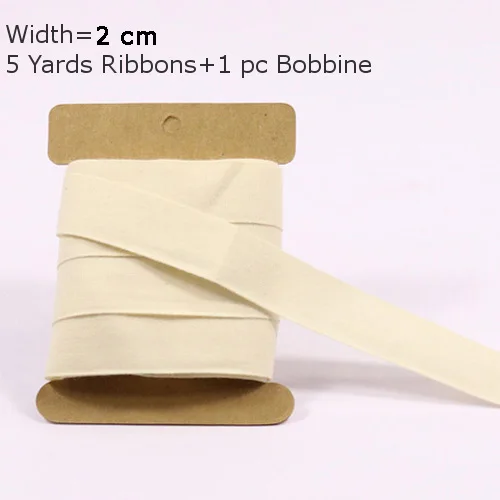 5 Yards 5 ярдов однотонная хлопковая лента DIY Швейные ткани подарочная упаковка ленты вечерние украшения для упаковки обрезки ленты - Цвет: 5 Yards