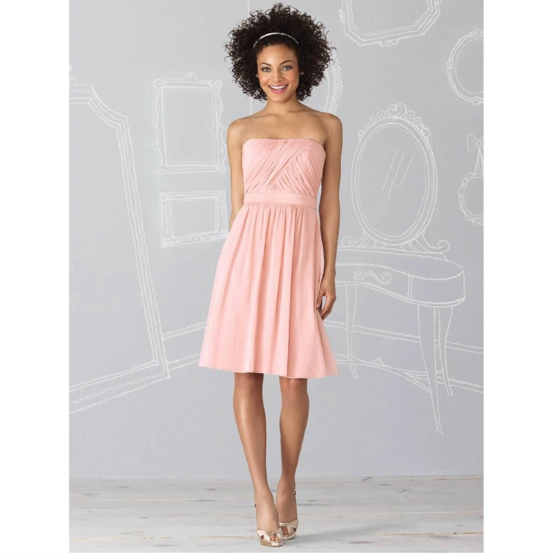 Африканские Краткости Длины Колена Платья Невесты Младший Выпускной бал Платье