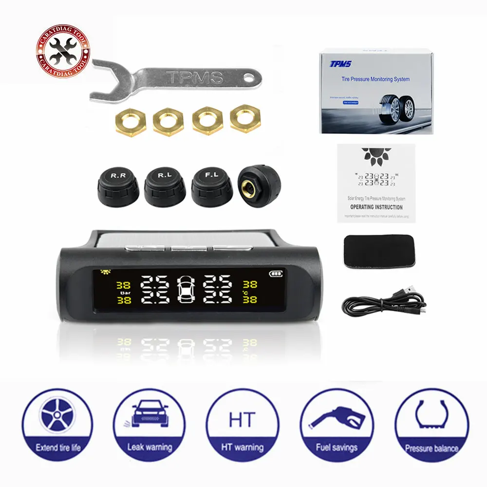Профессиональные Солнечной системы контроля давления в шинах автомобиля шины