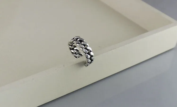 Новое поступление высокое качество Ретро стиль тайское серебро 925 пробы мужские