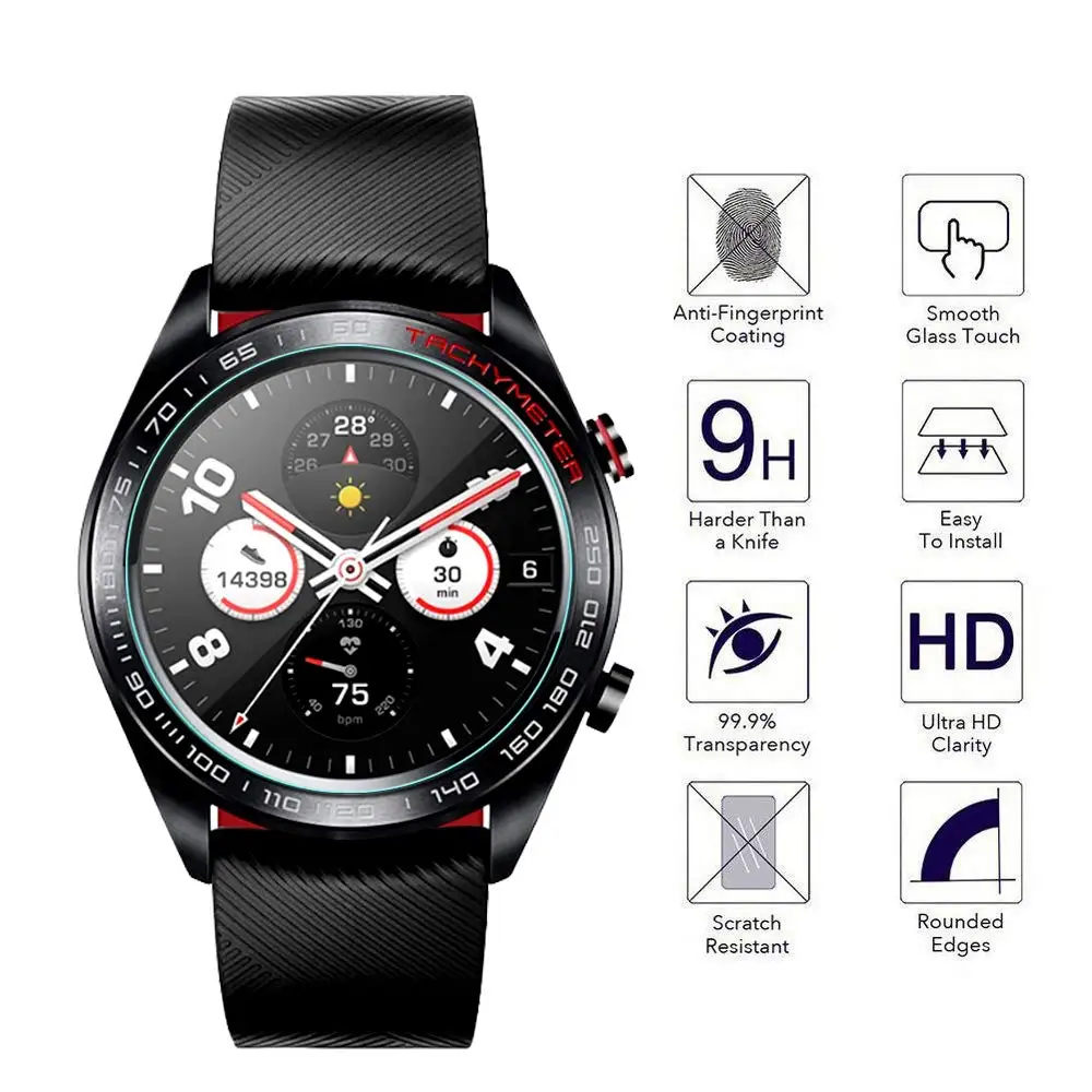 Закаленное стекло для Huawei Honor Watch Magic защита экрана с закругленными краями 2.5D