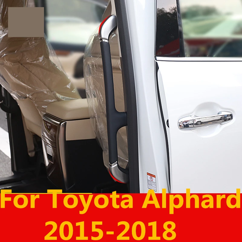 Хромированные дверные ручки для Toyota Alphard 2015 2018 зеркальные крышки декоративные