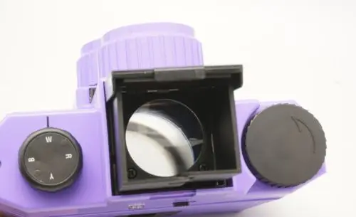 HOLGA 120TLR / 120 TLR двойная линза зеркальная пленка среднего формата фиолетовая Lomo