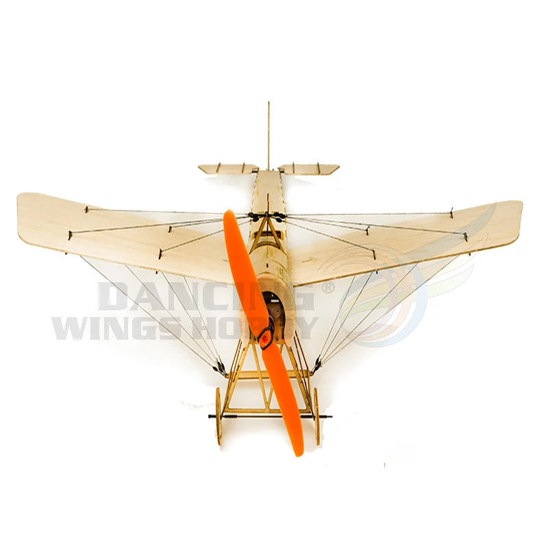 Комплект самолета Micro Balsawood Fokker E модель 420 мм Wingspan электрический пульт