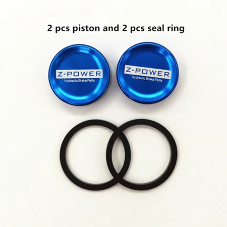 2 pcs and 2 pcs blue S himano XT/M785/M8000/SLX675 усовершенствованные детали для велосипедного тормоза для Shimano, тормозные детали, металлический поршень, Гидравлический Тормозной суппорт, запчасти - Цвет: 2 pcs and 2 pcs blue