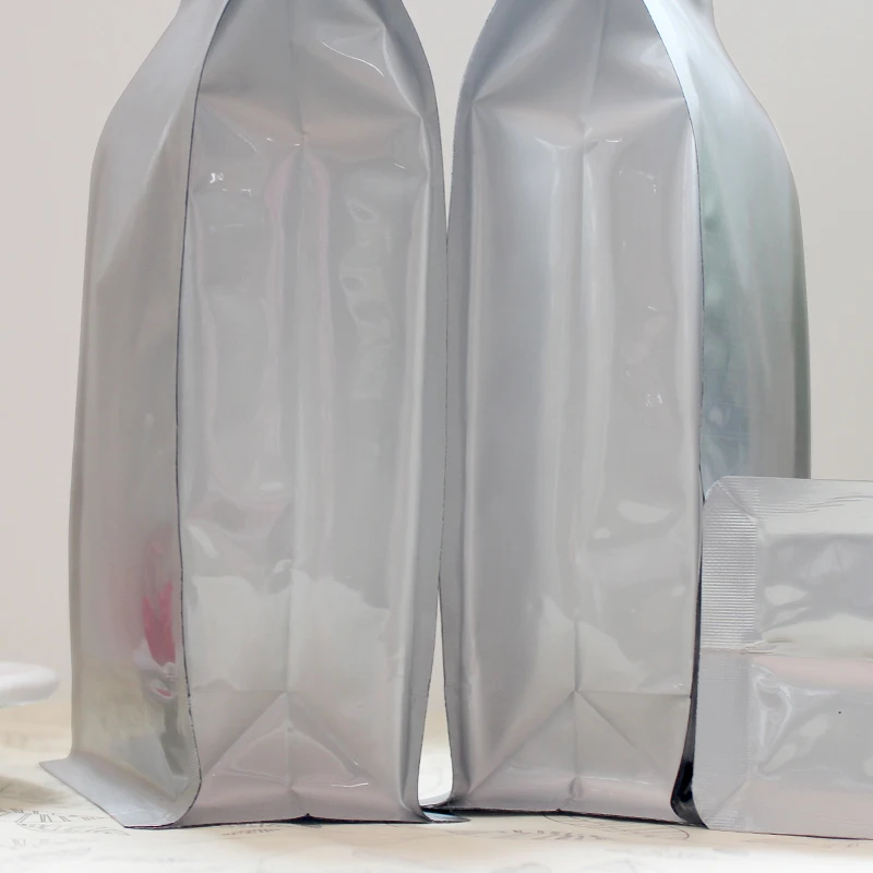 50PCS/PC 10*20+6cm/ Aluminum foil Zip Lock Stand up Pouch Coffee packaging bags zip lock bag Foil stand pouches | Дом и сад