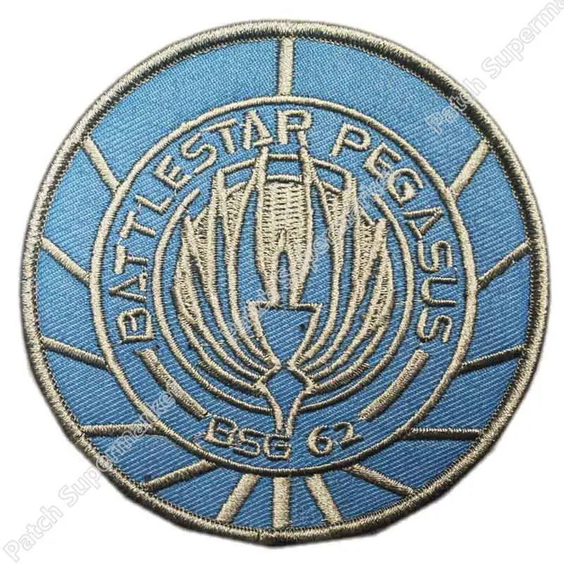 3." Звездный крейсер Галактика bsg-62 Pegasus ТВ фильм серии Форма панк рокабилли аппликация пришить/клеевая заплатка