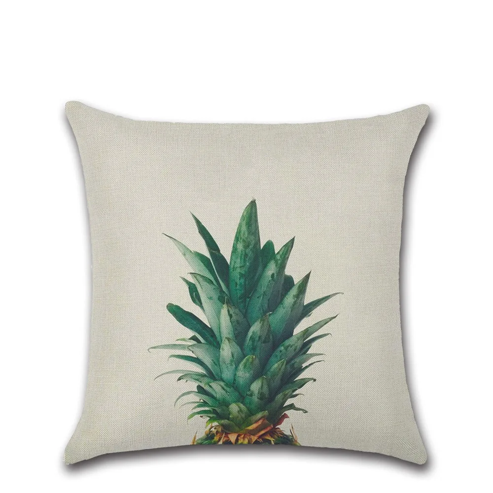 

Meijuner Tropical Pillow Cover Cushion Case Comfortable Cotton Cushion Covers Green Plant Pillow Case Sofa Car Home Decor