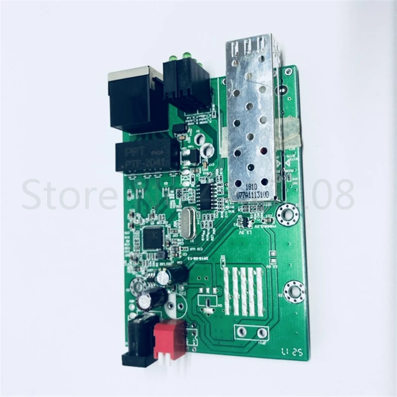 Конвертер SFP в RJ45 гигабитный преобразователь DIP переключатель медиаконвертер 1000