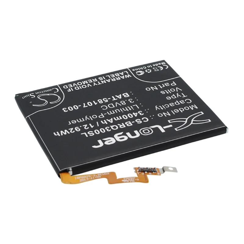 Аккумулятор Cameron Sino 3400mah для BLACKBERRY Passport 4G Q30 SQW100 1 3 Windermere bat 58107 003|Аккумуляторы