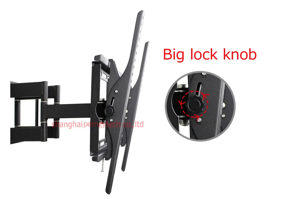 DL-D-103MT 3"-65" 6" VESA 600X400 60 кг полный motion 6 Рука Регулируемый Кронштейн для ТВ arm ЖК настенного монтажа светодиодная стойка поворотная