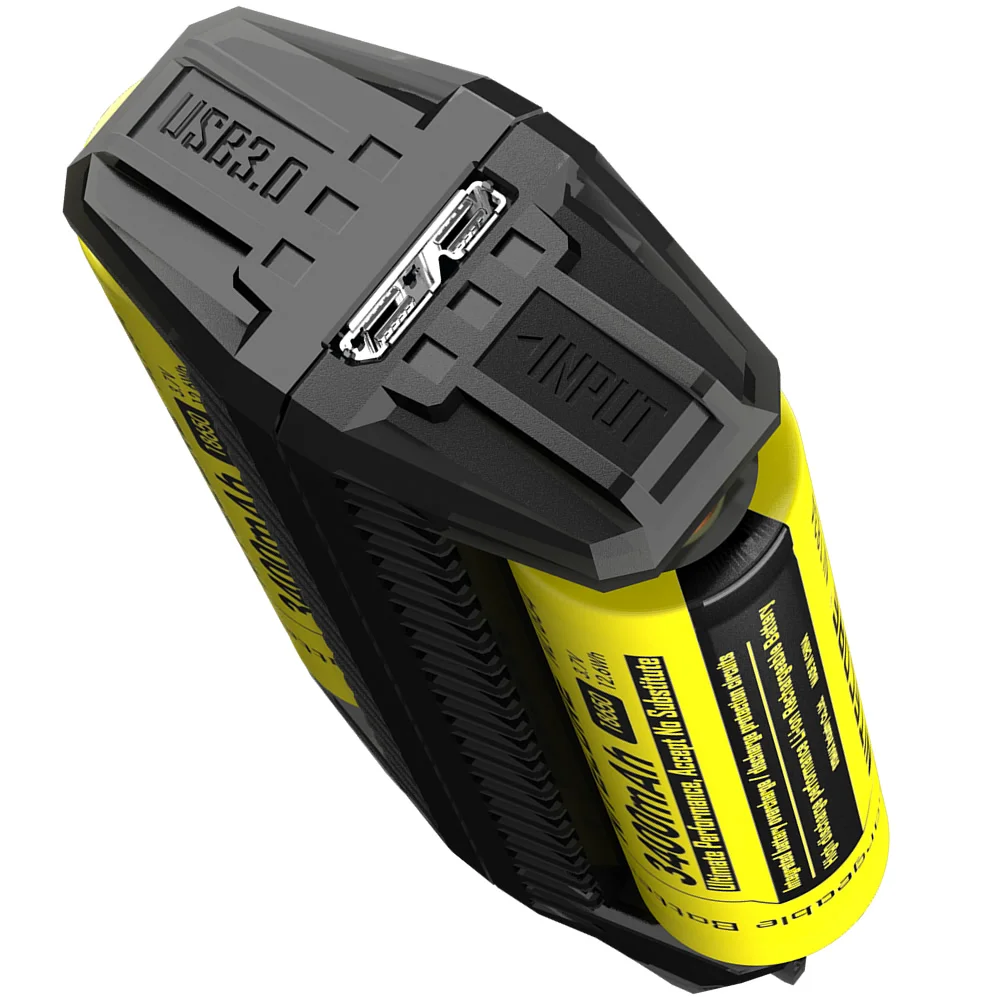 TOPSALE NITECORE F2 USB зарядное устройство 2x18650 аккумулятор гибкий внешний аккумулятор 2A Smart 2 слота источник питания портативные аксессуары для освещения