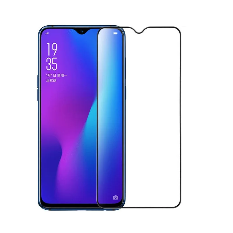 6D полная защитная крышка для экрана 9H Edge закаленное стекло OPPO Realme 1 Real me 2 Pro C1 A83 A71