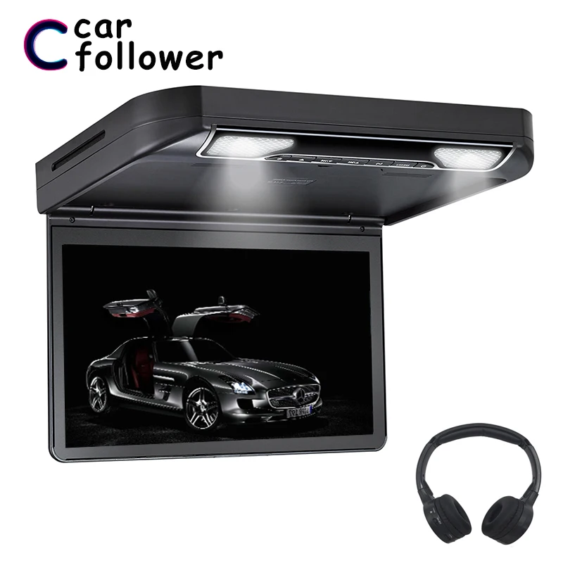 13 3 дюймовый потолочный Телевизор для автомобиля HD 1080P TFT широкий цифровой