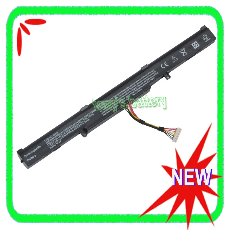 Аккумулятор для ASUS R752LJ R752LD R752LB R752M R752L R751J X751M X751MA X751L X751LA F751L F751LX 4 ячейки|battery for